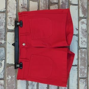 Gap Hot Red Patch Pocket Shorts